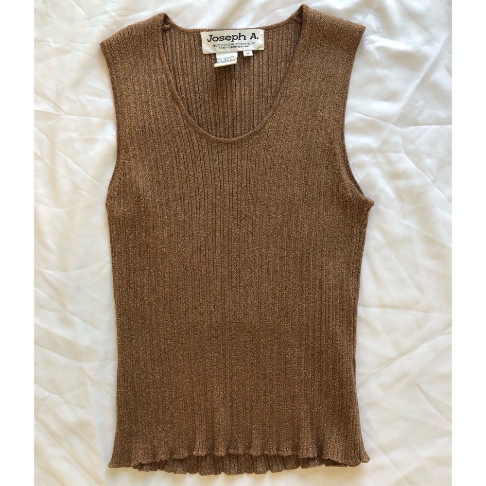 Joseph A. Metallic Tank Top